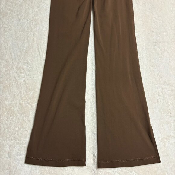 Lululemon Womens Groove High Rise Split Hem Flared Pant Size 4 Java Brown W5ENGS - Picture 10 of 14